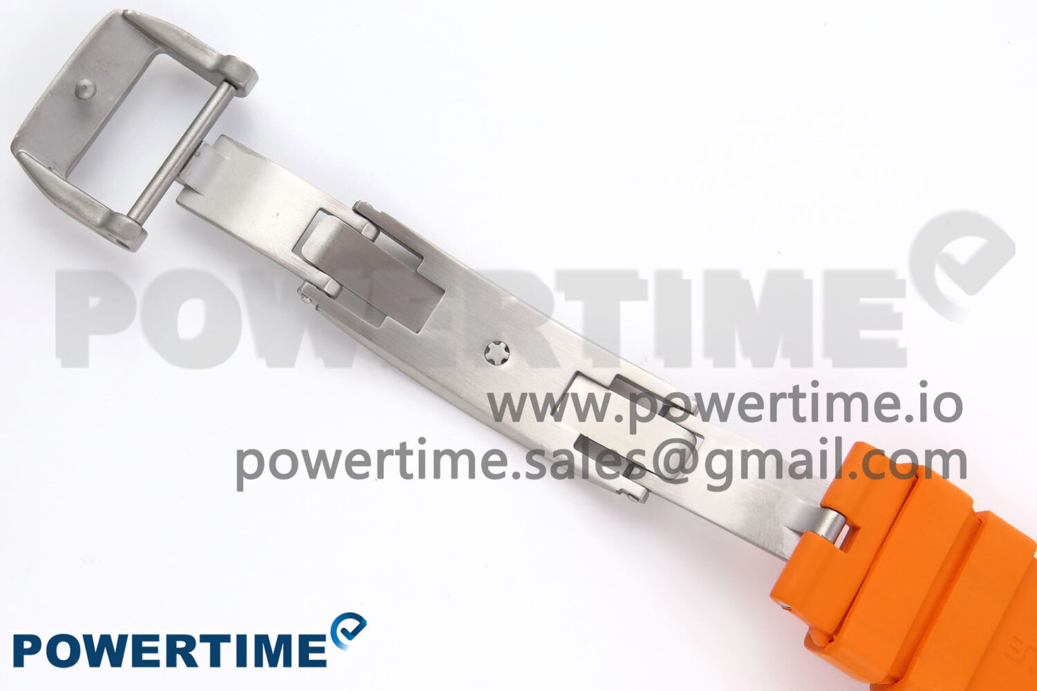 RM027-02 Transparent Tourbillon RMF Best Edition Skeleton Dial on Orange Rubber Strap - Image 12