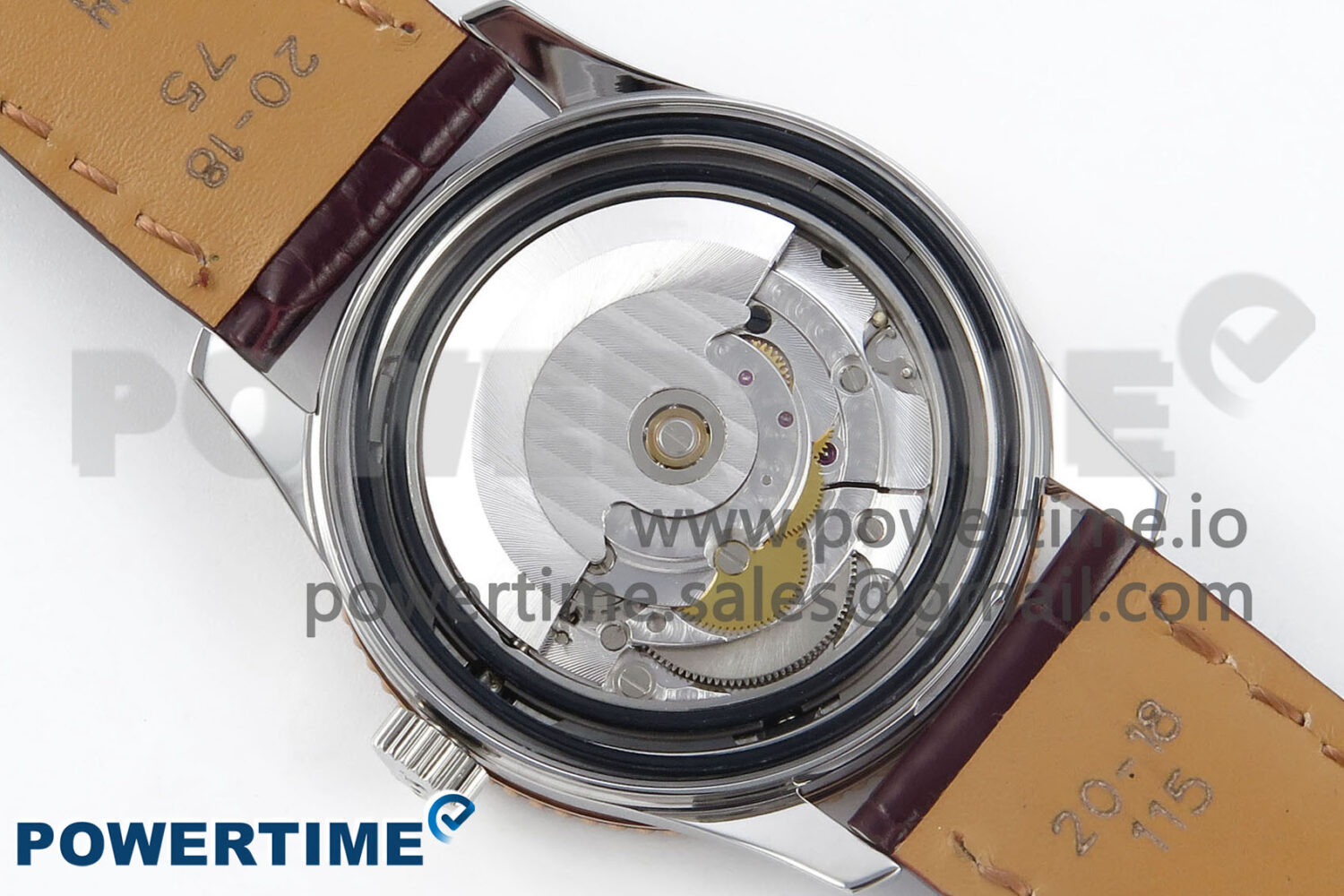Navitimer 1 RG/SS 41mm TF 1:1 Best Edition White Bezel White Dial on Brown Leather Strap A2824 - Image 10
