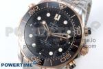 Seamaster 300m Chrono SS/YG OMF 1:1 Best Edition Blue Dial on SS/YG Bracelet A9900 - Image 3