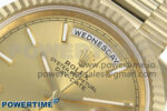Day Date 40 YG 228238 Noob 1:1 Best Edition YG Stick Dial on President Bracelet A2836 (Gain Weight) - Image 4