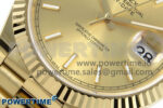 Day Date 40 YG 228238 Noob 1:1 Best Edition YG Stick Dial on President Bracelet A2836 (Gain Weight) - Image 5
