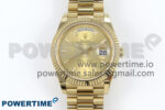 Day Date 40 YG 228238 Noob 1:1 Best Edition YG Stick Dial on President Bracelet A2836 (Gain Weight)
