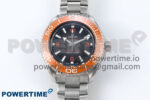 Seamaster 6000M Ultra Deep SS VRF 1:1 Best Edition Gray Dial Orange Bezel on SS Bracelet A8912 Super Clone