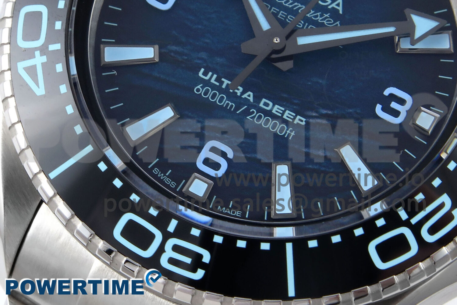 Seamaster 6000M Ultra Deep SS VRF 1:1 Best Edition Deep Sea Dial on SS Bracelet A8912 Super Clone - Image 5