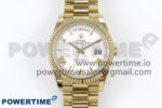 Day Date 40 YG 228238 Noob 1:1 Best Edition White Roman Dial on President Bracelet A2836 (Gain Weight)
