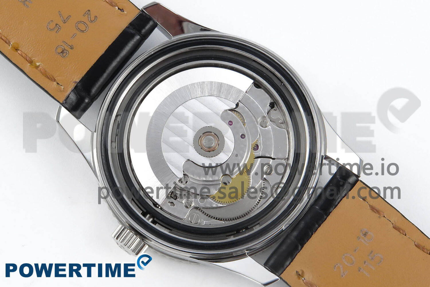Navitimer 1 SS 38mm TF 1:1 Best Edition Black Bezel Blue Dial on Black Leather Strap A2824 - Image 12
