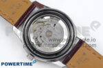 Navitimer 1 SS 38mm TF 1:1 Best Edition White Bezel Blue Dial on Brown Leather Strap A2824 - Image 11