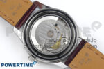 Navitimer 1 SS 38mm TF 1:1 Best Edition White Bezel Blue Dial on Brown Leather Strap A2824 - Image 12