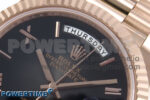 Day Date 40 RG 228235 Noob 1:1 Best Edition Dark Gray Roman Dial on President Bracelet A2836 (Gain Weight) - Image 4