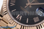 Day Date 40 RG 228235 Noob 1:1 Best Edition Dark Gray Roman Dial on President Bracelet A2836 (Gain Weight) - Image 5