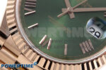 Day Date 40 RG 228235 Noob 1:1 Best Edition Green Roman Dial on President Bracelet A2836 (Gain Weight) - Image 5
