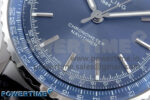 Navitimer 1 SS 41mm TF 1:1 Best Edition Blue Bezel Blue Dial on Black Leather Strap A2824 - Image 5