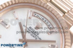 Day Date 40 RG 228235 Noob 1:1 Best Edition White MOP Crystal Dial on President Bracelet A2836 (Gain Weight) - Image 4