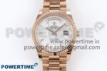 Day Date 40 RG 228235 Noob 1:1 Best Edition White MOP Crystal Dial on President Bracelet A2836 (Gain Weight)