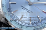 Navitimer 1 SS 41mm TF 1:1 Best Edition Ice Blue Bezel Ice Blue Dial on Black Leather Strap A2824 - Image 5