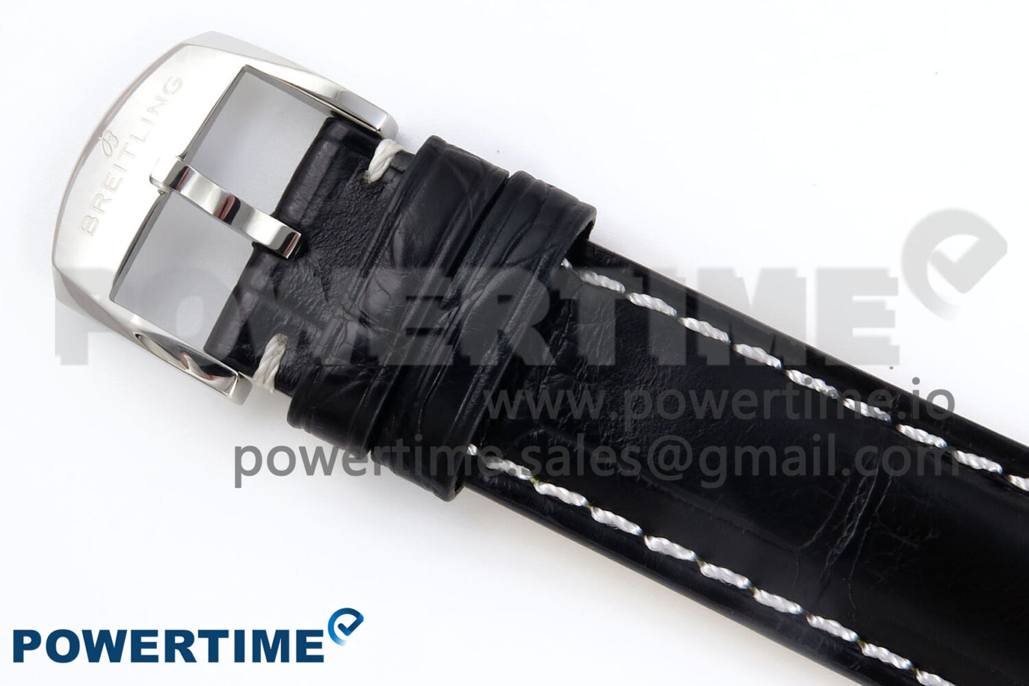 Navitimer 1 SS 41mm TF 1:1 Best Edition Ice Blue Bezel Ice Blue Dial on Black Leather Strap A2824 - Image 13