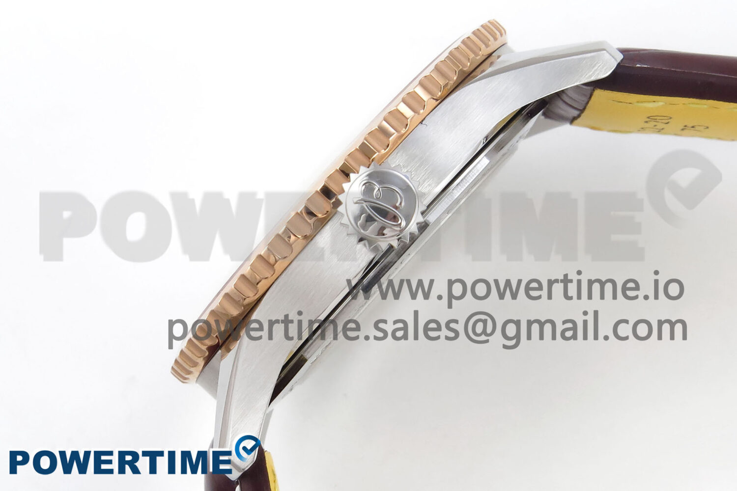 Navitimer 1 RG/SS 41mm TF 1:1 Best Edition White Bezel White Dial on Brown Leather Strap A2824 - Image 9