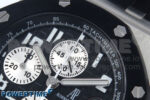 Royal Oak Offshore 42mm Rubberclad SS TKF 1:1 Best Edition Black/White Dial on Black Rubber Strap A3126 - Image 4