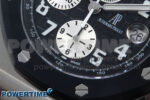 Royal Oak Offshore 42mm Rubberclad SS TKF 1:1 Best Edition Black/White Dial on Black Rubber Strap A3126 - Image 5