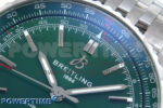 Navitimer 1 SS 41mm TF 1:1 Best Edition SS Bezel Green Dial on SS Bracelet A2824 - Image 4