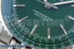 Navitimer 1 SS 41mm TF 1:1 Best Edition SS Bezel Green Dial on SS Bracelet A2824 - Image 5