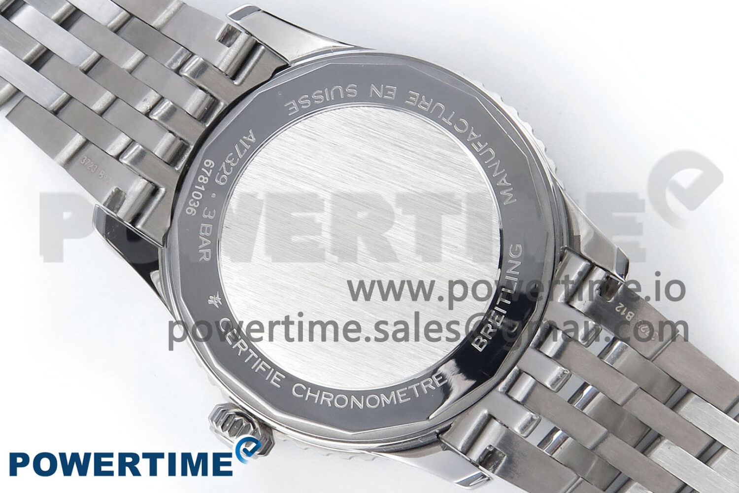 Navitimer 1 SS 41mm TF 1:1 Best Edition SS Bezel Ice Blue Dial on SS Bracelet A2824 - Image 8
