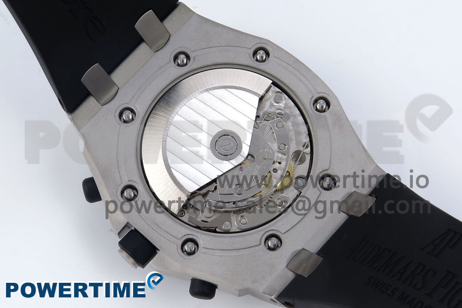Royal Oak Offshore 42mm Rubberclad SS TKF 1:1 Best Edition Black/White Dial on Black Rubber Strap A3126 - Image 9