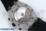 Royal Oak Offshore 42mm Rubberclad SS TKF 1:1 Best Edition Black/White Dial on Black Rubber Strap A3126 - Image 9