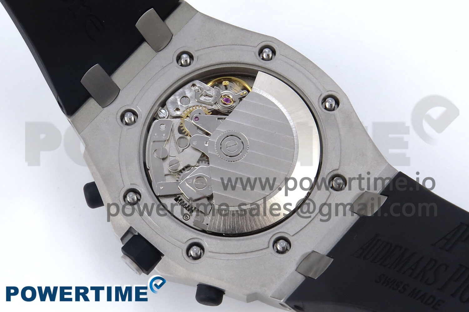 Royal Oak Offshore 42mm Rubberclad SS TKF 1:1 Best Edition Black/White Dial on Black Rubber Strap A3126 - Image 10