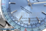 Navitimer 1 SS 41mm TF 1:1 Best Edition SS Bezel Ice Blue Dial on SS Bracelet A2824 - Image 5