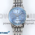 Navitimer 1 SS 41mm TF 1:1 Best Edition SS Bezel Ice Blue Dial on SS Bracelet A2824