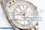 Navitimer 1 RG 41mm TF 1:1 Best Edition SS Bezel White Dial on SS Bracelet A2824 - Image 2
