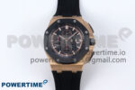 Royal Oak Offshore 44mm RG TKF 1:1 Best Edition Black Dial on Black Rubber Strap A3126