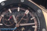 Royal Oak Offshore 44mm RG TKF 1:1 Best Edition Black Dial on Black Rubber Strap A3126 - Image 4