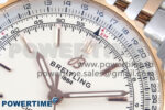 Navitimer 1 RG 41mm TF 1:1 Best Edition SS Bezel White Dial on SS Bracelet A2824 - Image 4