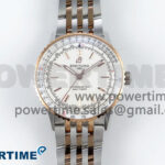 Navitimer 1 RG 41mm TF 1:1 Best Edition SS Bezel White Dial on SS Bracelet A2824