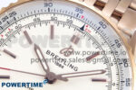 Navitimer Automatic RG 41mm TF 1:1 Best Edition RG Bezel White Dial on RG Bracelet A2824 - Image 4