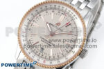 Navitimer 1 SS 38mm TF 1:1 Best Edition RG Bezel White Dial on SS Bracelet A2824 - Image 3