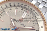 Navitimer 1 SS 38mm TF 1:1 Best Edition RG Bezel White Dial on SS Bracelet A2824 - Image 4
