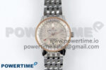 Navitimer 1 SS 38mm TF 1:1 Best Edition RG Bezel White Dial on SS Bracelet A2824