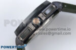 Royal Oak Offshore 44mm Black Ceramic TKF 1:1 Best Edition Green Dial on Green Rubber Strap A3126 - Image 7