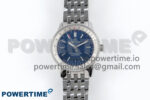 Navitimer 1 SS 38mm TF 1:1 Best Edition White Bezel Blue Dial on SS Bracelet A2824