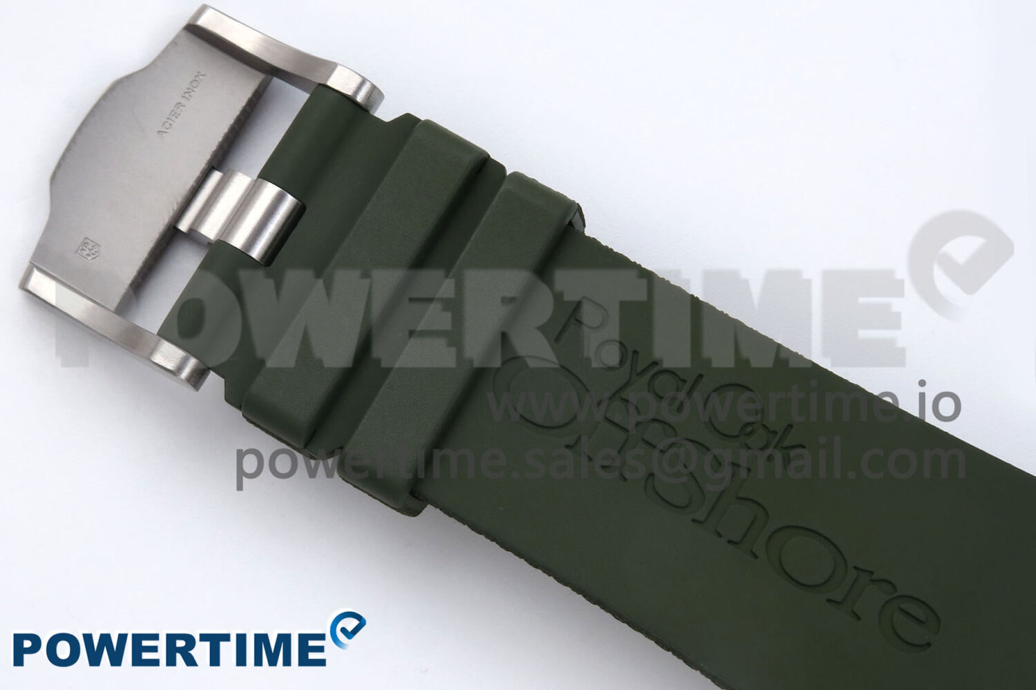 Royal Oak Offshore 44mm Black Ceramic TKF 1:1 Best Edition Green Dial on Green Rubber Strap A3126 - Image 14