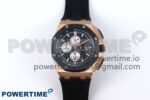 Royal Oak Offshore 44mm Black Ceramic RG TKF 1:1 Best Edition Black/RG Dial on Black Rubber Strap A3126