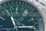 Navitimer 1 SS 41mm TF 1:1 Best Edition SS Bezel Green Dial on SS Bracelet A2824 - Image 4