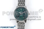 Navitimer 1 SS 41mm TF 1:1 Best Edition SS Bezel Green Dial on SS Bracelet A2824