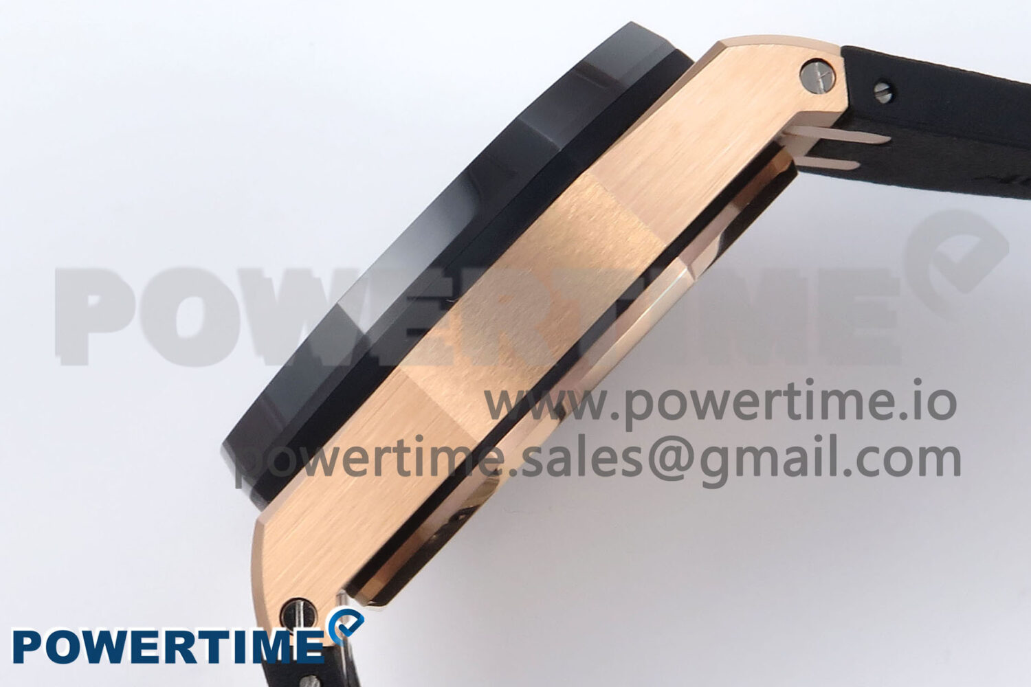 Royal Oak Offshore 44mm Black Ceramic RG TKF 1:1 Best Edition Black/RG Dial on Black Rubber Strap A3126 - Image 6