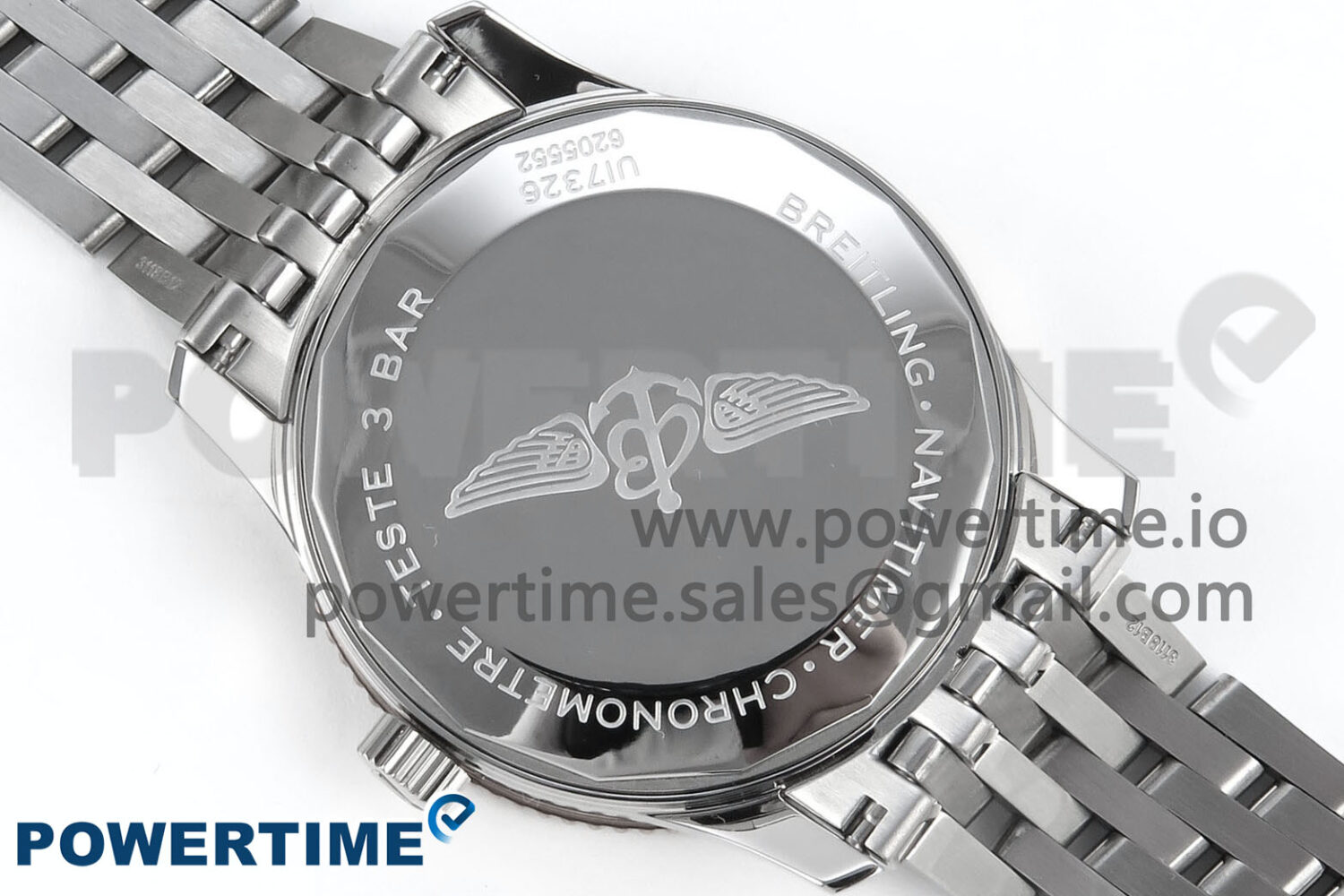 Navitimer 1 SS 41mm TF 1:1 Best Edition White Bezel White Dial on SS Bracelet A2824 - Image 8