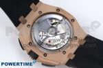 Royal Oak Offshore 44mm Black Ceramic RG TKF 1:1 Best Edition Black/RG Dial on Black Rubber Strap A3126 - Image 10