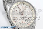 Navitimer 1 SS 41mm TF 1:1 Best Edition SS Bezel White Dial on SS Bracelet A2824 - Image 2